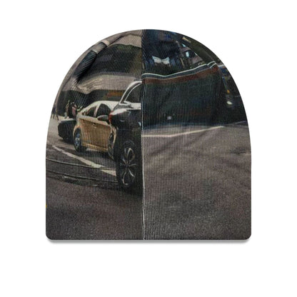 This is a  New Era New York Taxi All Over Print Beanie Hat 2