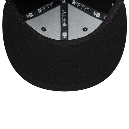 Pictured is this New Era Essential 9FIFTY Snapback cap in black. 7