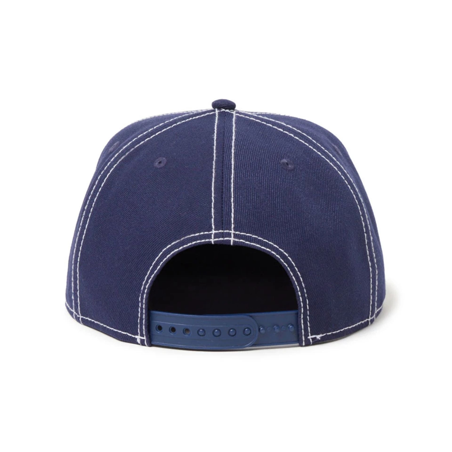 This is a New Era Archive Mix Logo Navy 9FIFTY Snapback Adjustable Cap 3