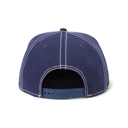 This is a New Era Archive Mix Logo Navy 9FIFTY Snapback Adjustable Cap 3