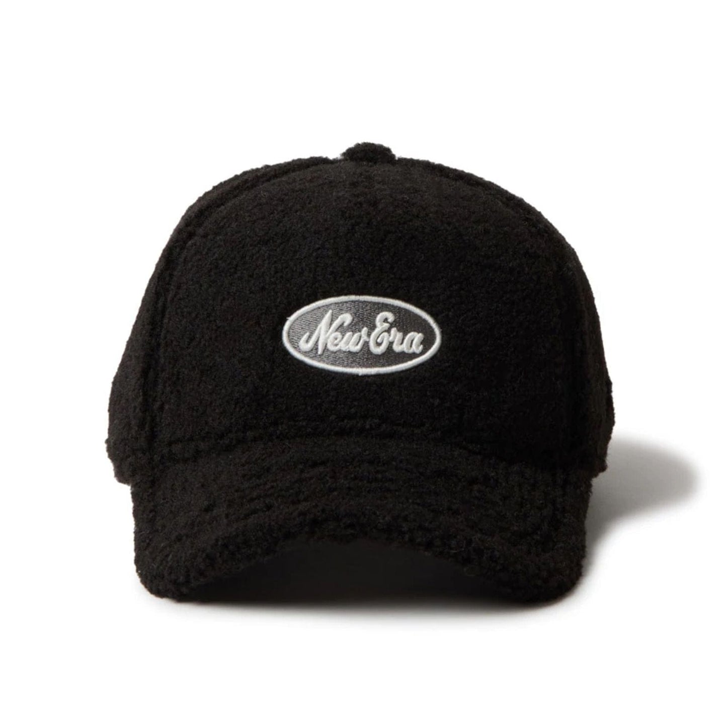 This is a  Womens New Era Oval Logo Boa Black 9FORTY A-Frame Adjustable Cap 2