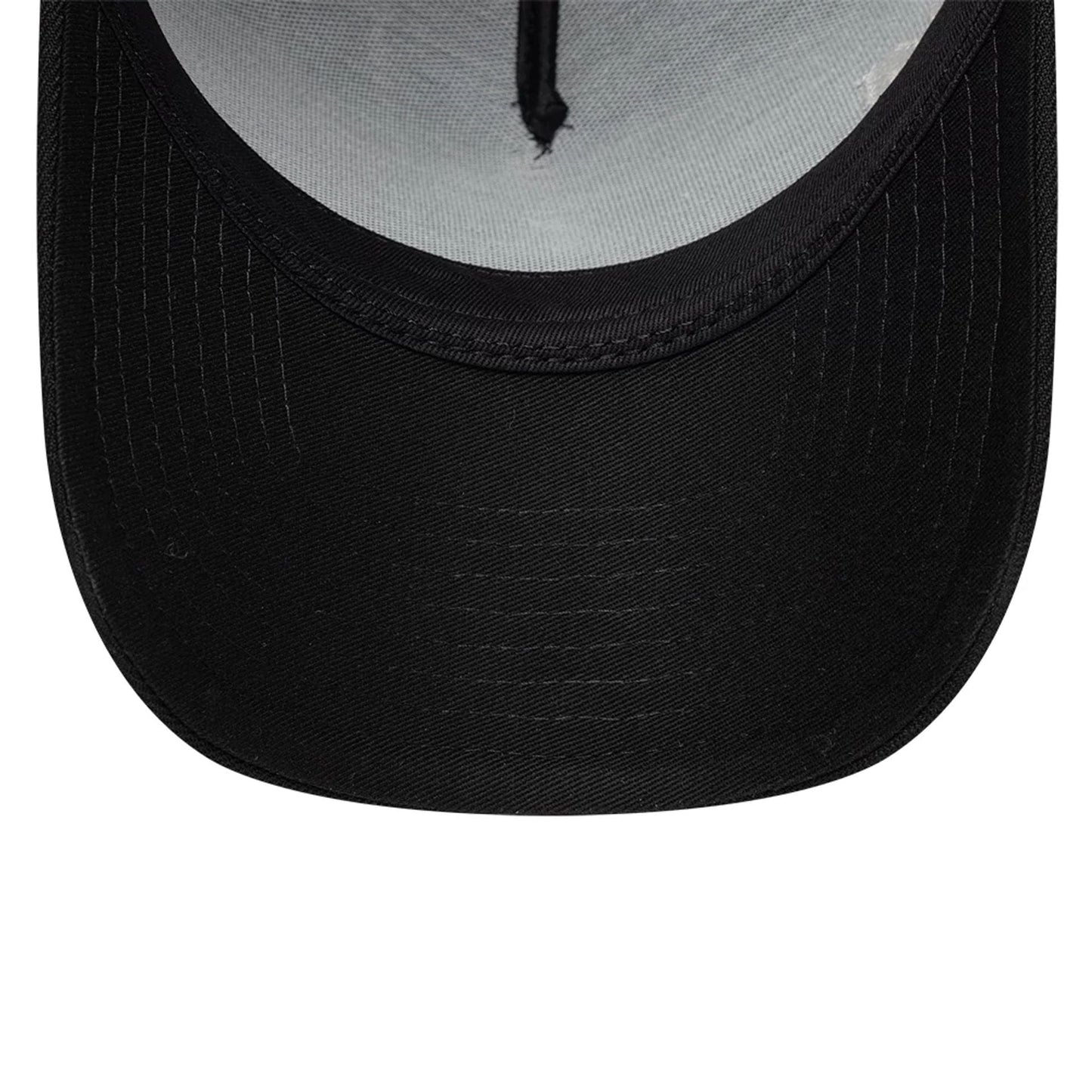 Pictured is this New Era Essential 9FORTY A-Frame cap in black. 7