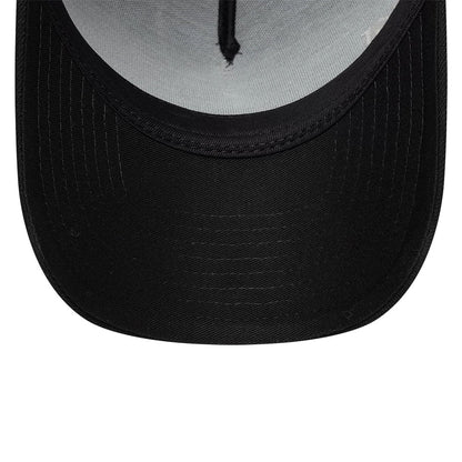 Pictured is this New Era Essential 9FORTY A-Frame cap in black. 7