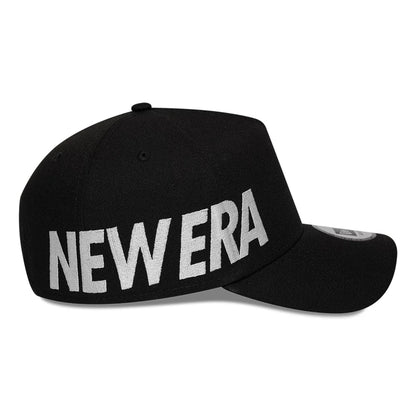 Pictured is this New Era Essential 9FORTY A-Frame cap in black. 3