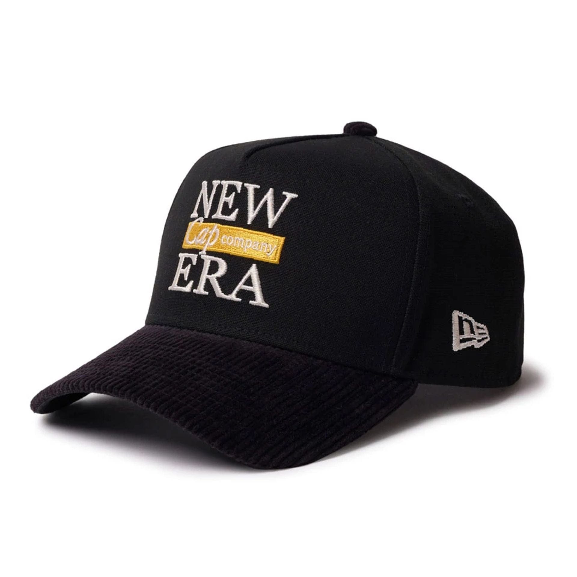 This is a  New Era Duck 2Tone Black 9FORTY A-Frame Adjustable Cap 1