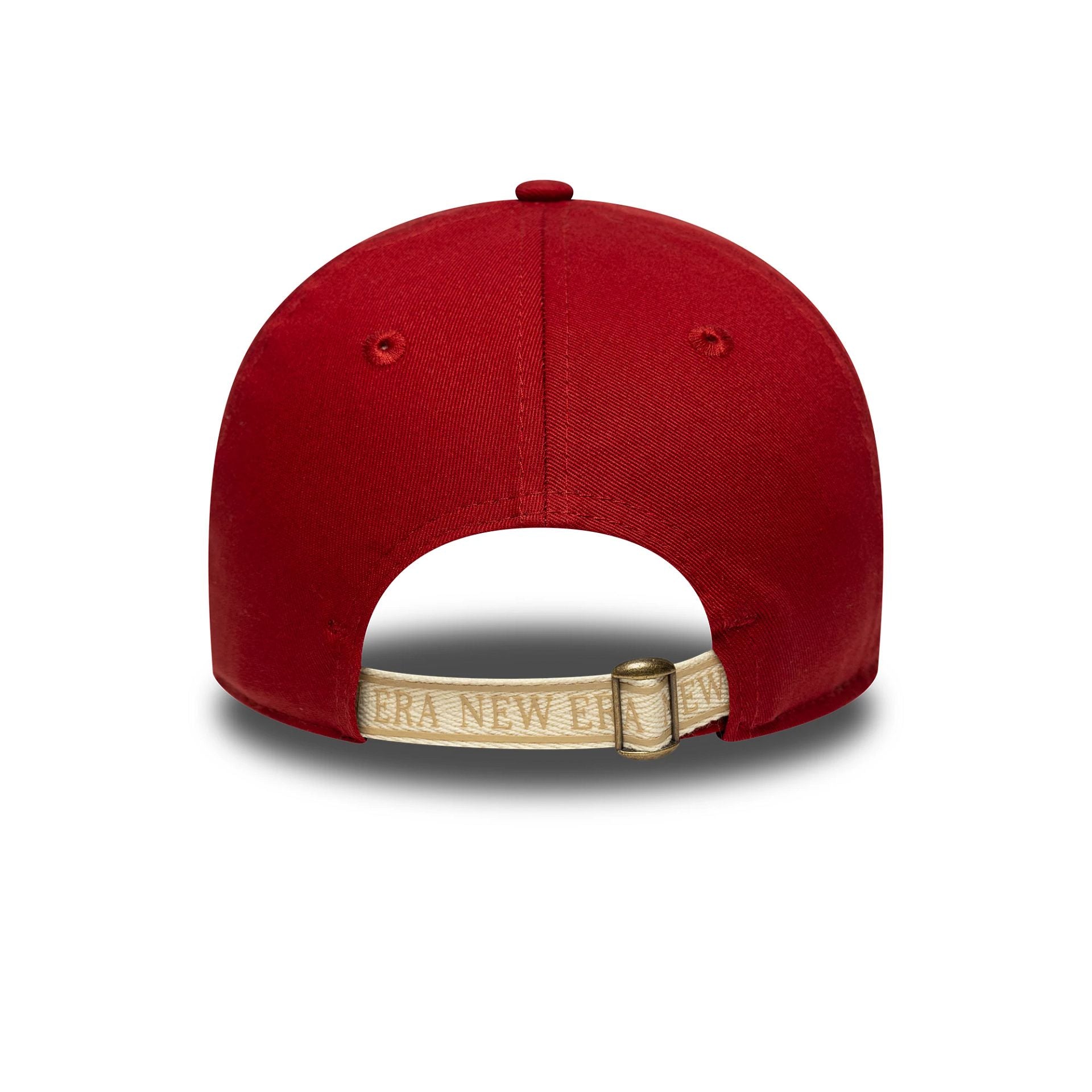 This is a New Era Spare Strap Red 9TWENTY Adjustable Cap 4
