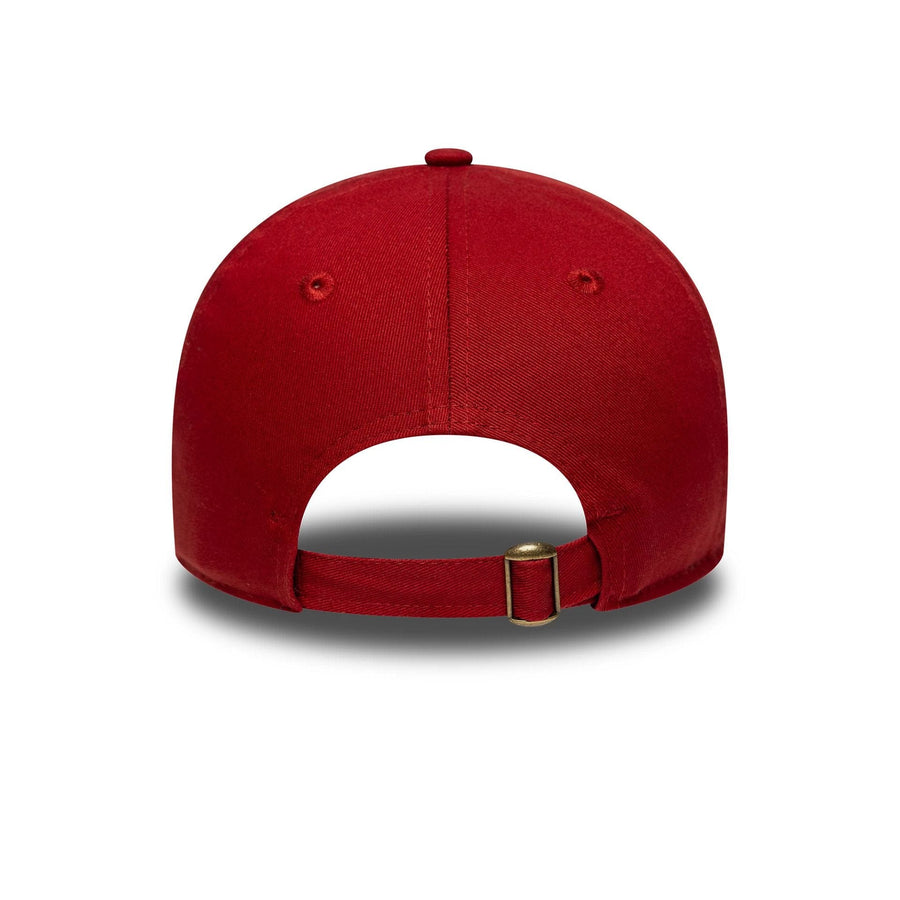 This is a New Era Spare Strap Red 9TWENTY Adjustable Cap 5