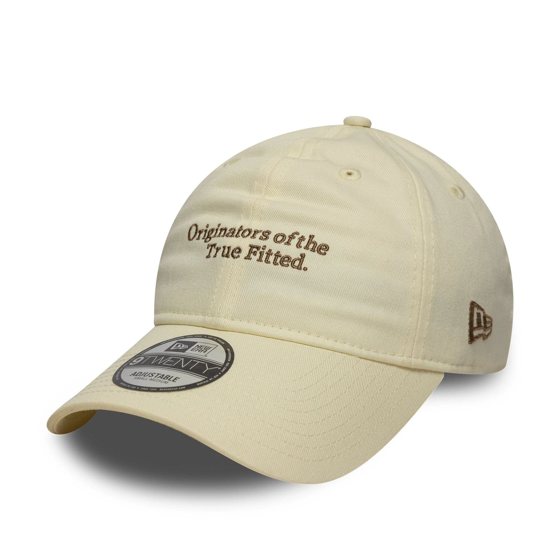 This is a New Era Spare Strap Cream 9TWENTY Adjustable Cap 1
