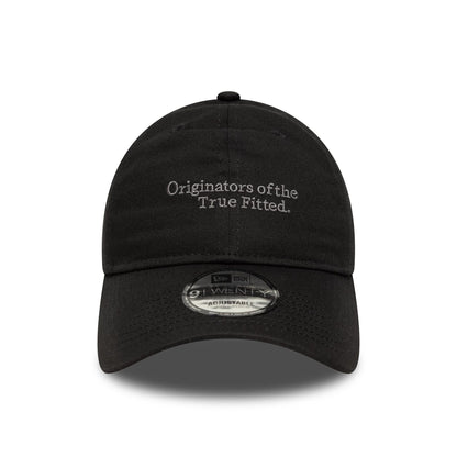 This is a New Era Spare Strap Black 9TWENTY Adjustable Cap 2