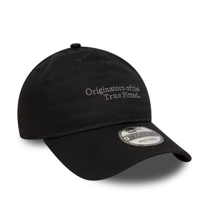 This is a New Era Spare Strap Black 9TWENTY Adjustable Cap 3