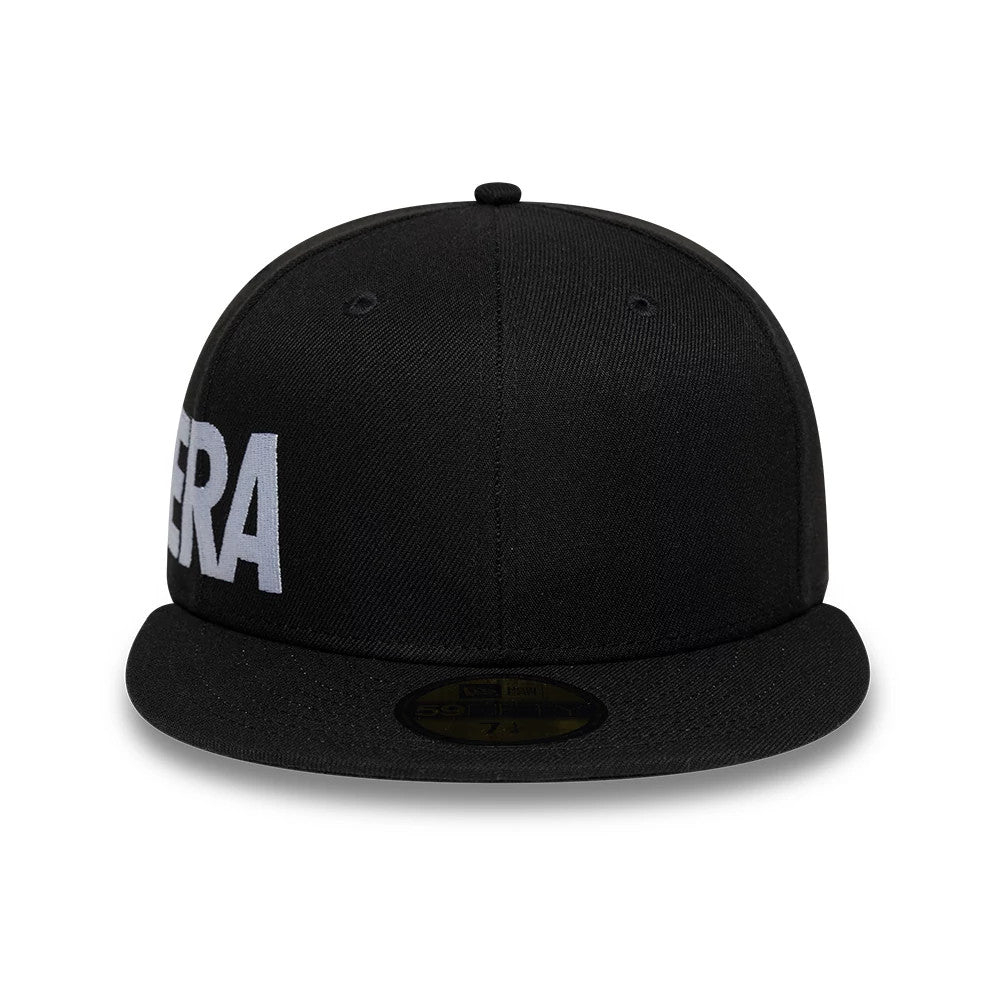 Pictured is this New Era Side Hit 59FIFTY Fitted cap in black. 2