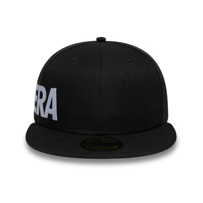 Pictured is this New Era Side Hit 59FIFTY Fitted cap in black. 2