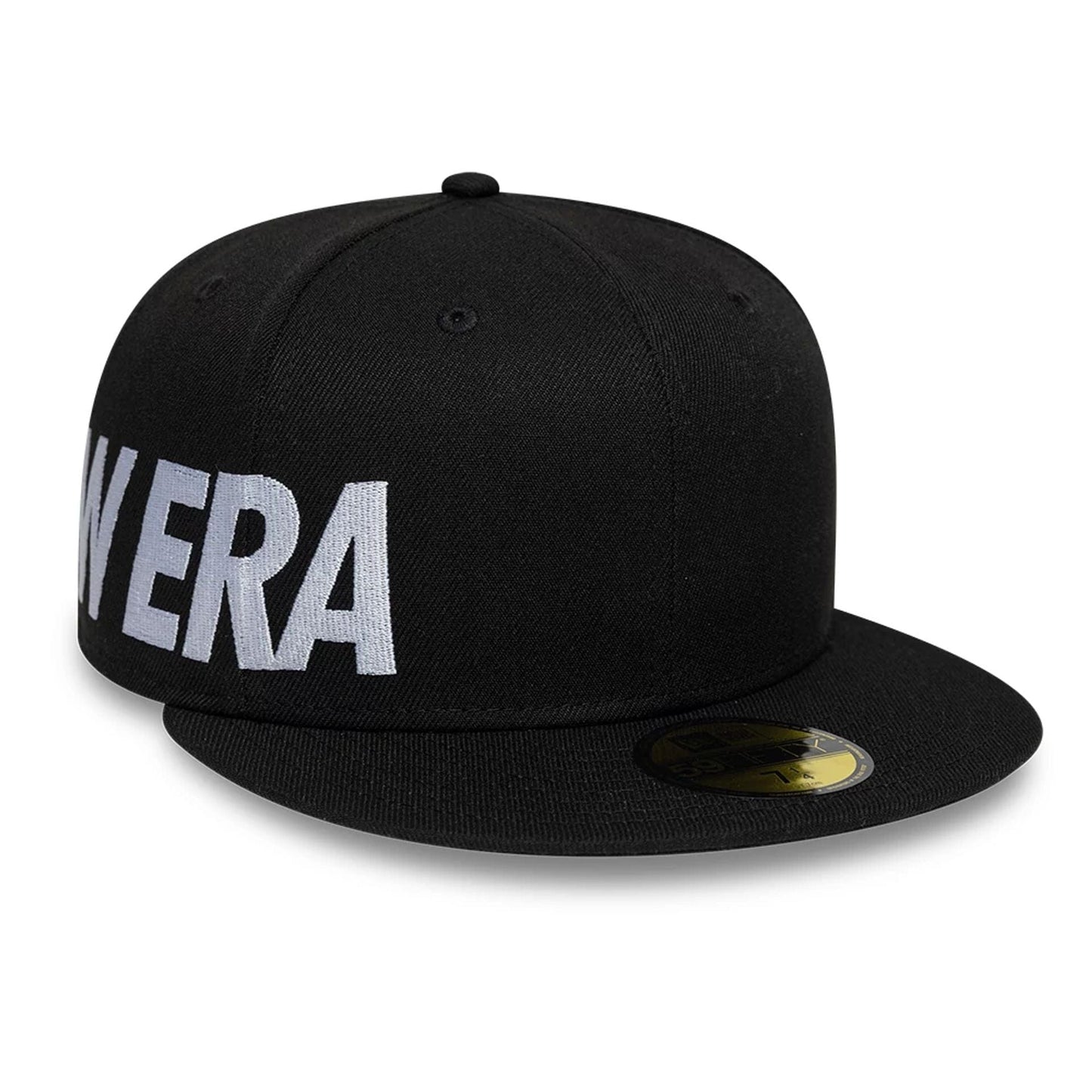 Pictured is this New Era Essential 59FIFTY Fitted cap in black. 1