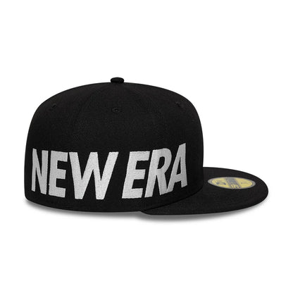 Pictured is this New Era Side Hit 59FIFTY Fitted cap in black. 3