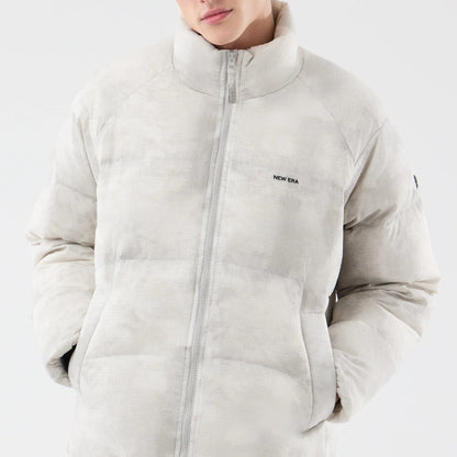 The Male model is wearing  New Era Outdoor Natural Down Jacket 6