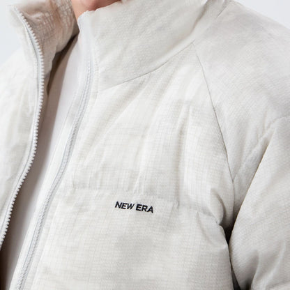 The Male model is wearing  New Era Outdoor Natural Down Jacket  7