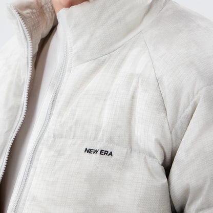 The Male model is wearing  New Era Outdoor Natural Down Jacket 7