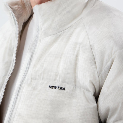 The Male model is wearing  New Era Outdoor Natural Down Jacket 7