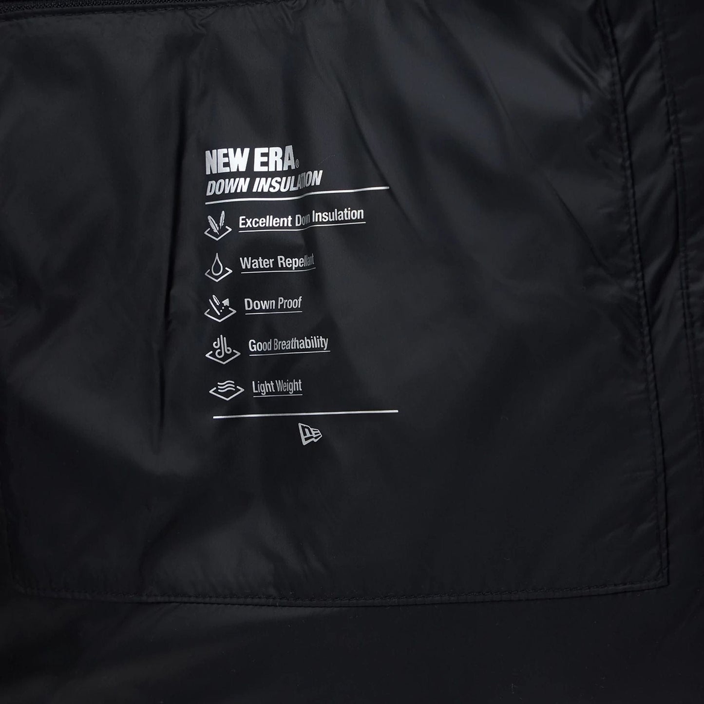 The Male model is wearing New York Yankees MLB Black Puffer Down Jacket  5