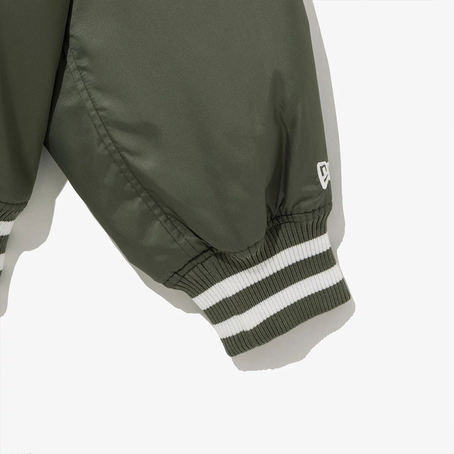 The Male model is wearing New York Yankees MLB Green Stadium Jacket  14