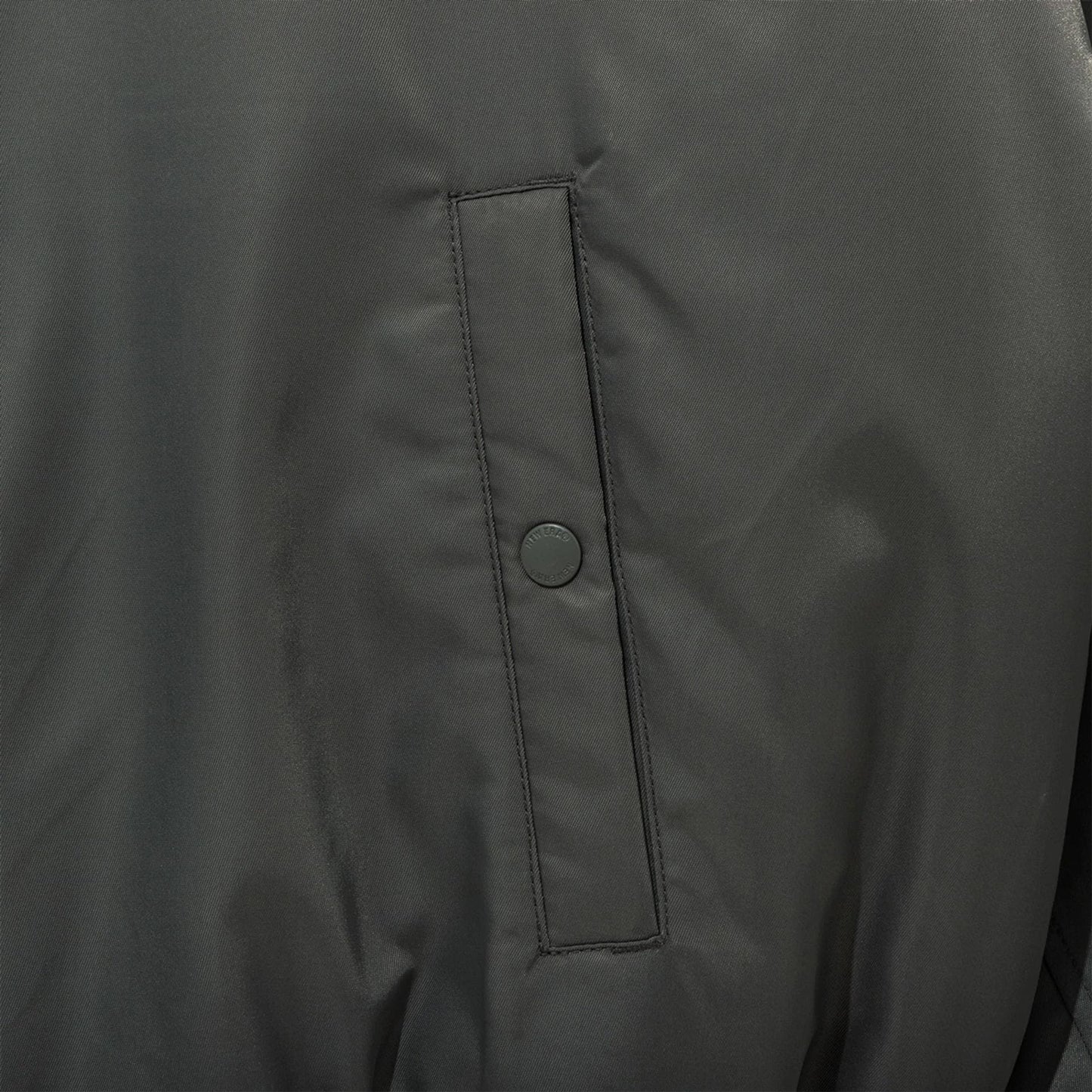 The Male model is wearing LA Dodgers MLB Grey Stadium Jacket  6