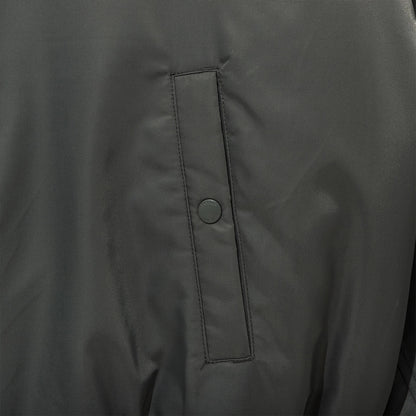 The Male model is wearing LA Dodgers MLB Grey Stadium Jacket 6