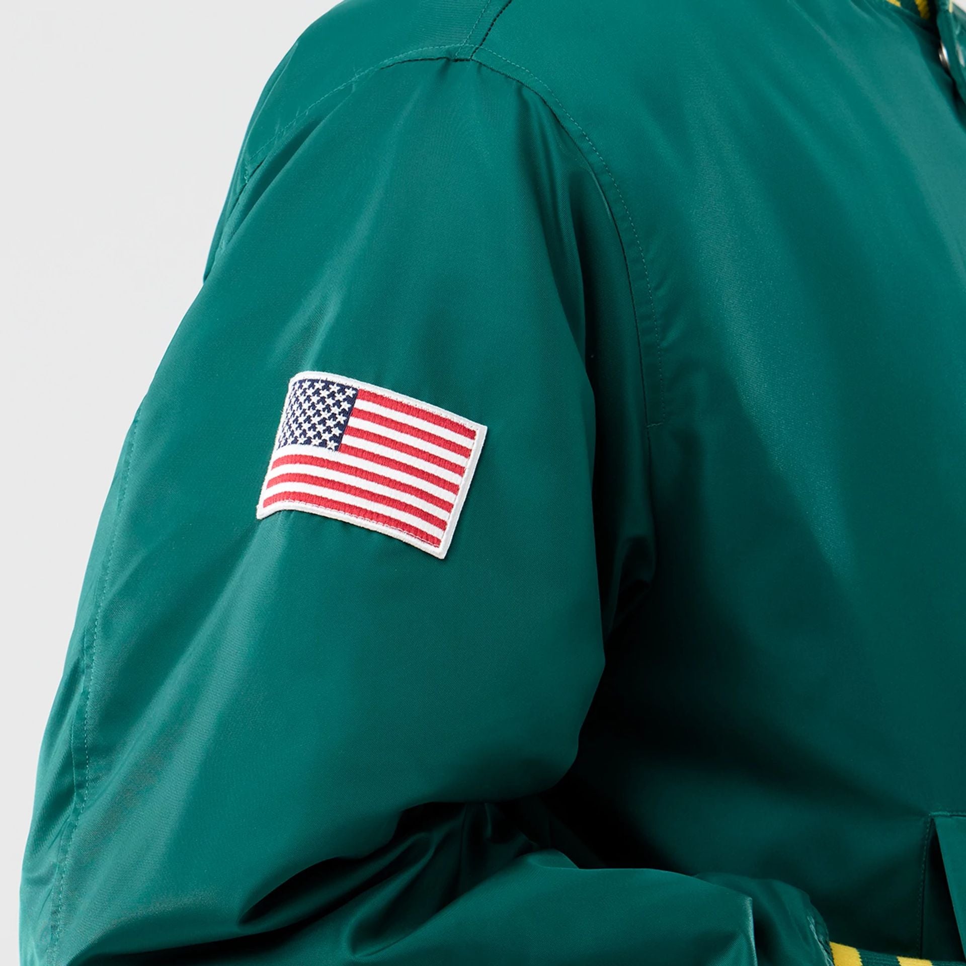 MLB Authentic Oakland Athletics Green Stadium Jacket | NEC UK