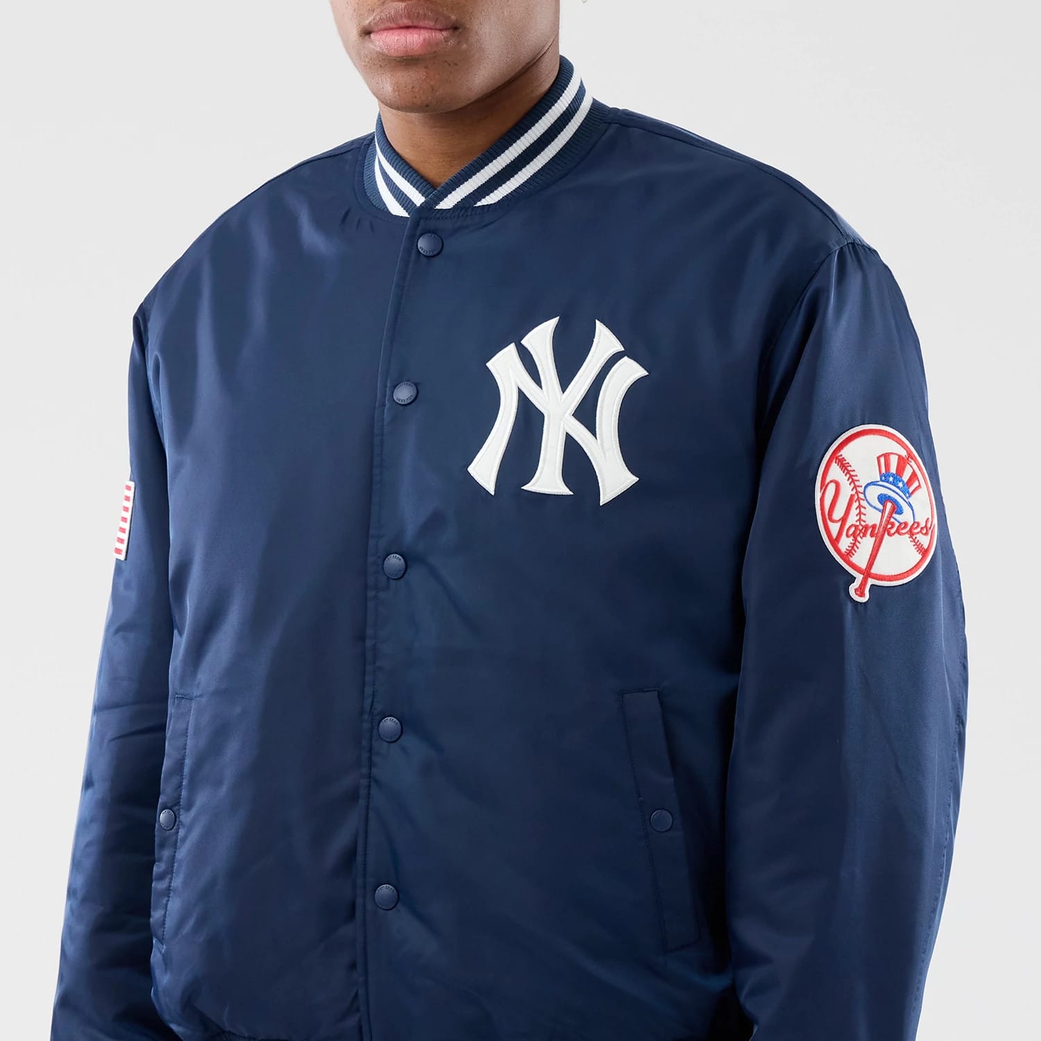 MLB Authentic New York Yankees Navy Stadium Jacket | NEC UK