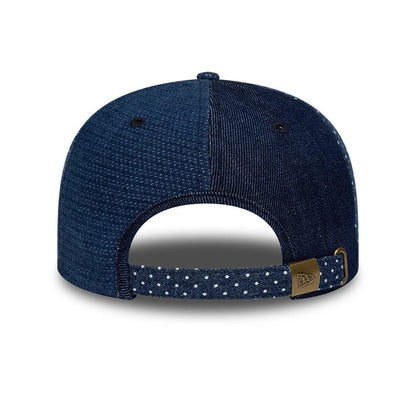 Pictured is this MLB Multi Panel Denim New York Yankees Retro Crown 9FIFTY cap in dark blue. 5