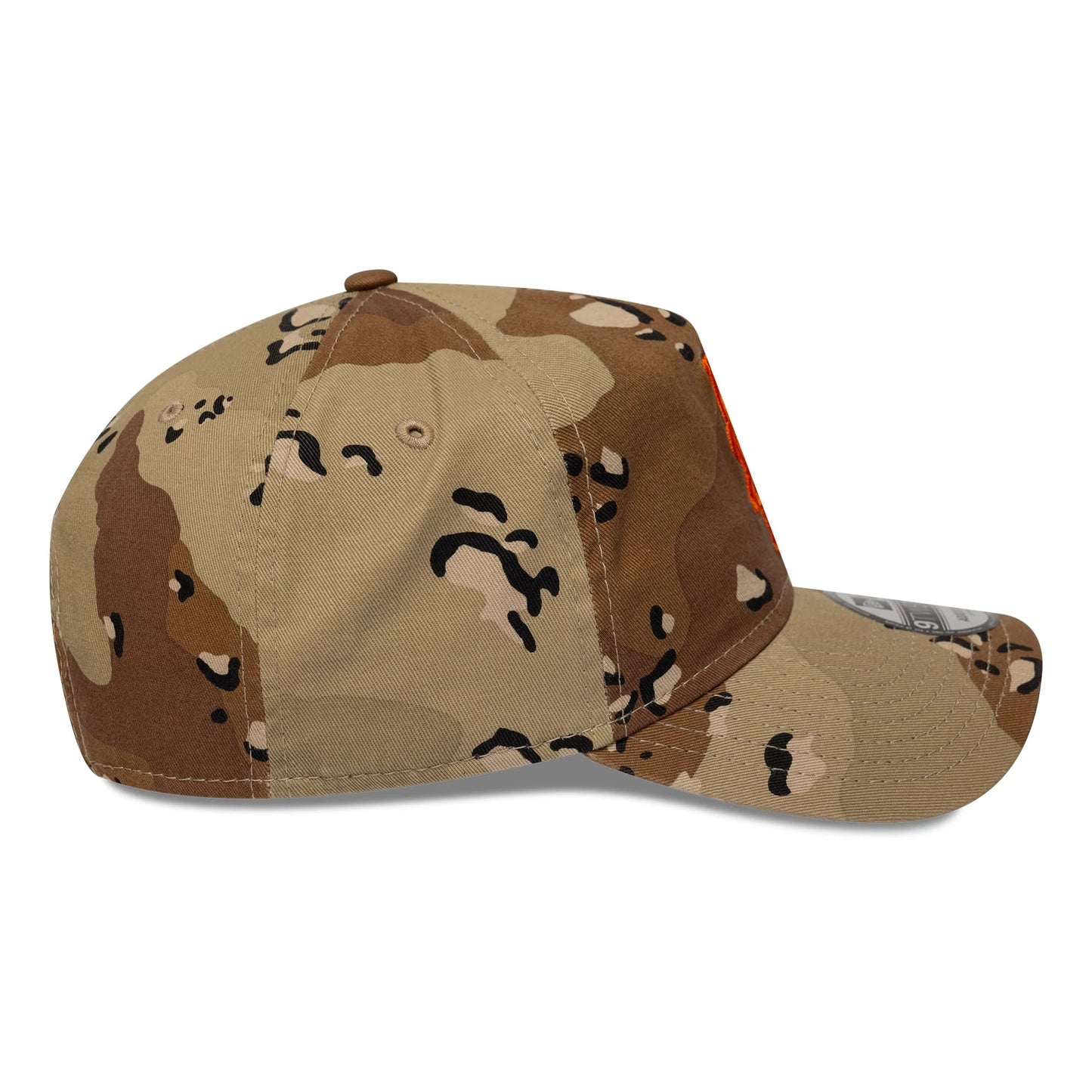 Pictured is this MLB Camo Reserve New York Mets 9TWENTY A-Frame Adjustable cap in Desert Camo. 5