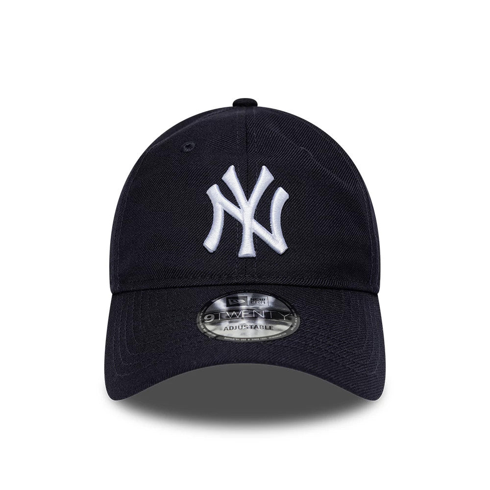 Pictured is this MLB Wool New York Yankees 9TWENTY Adjustable cap in navy. 3