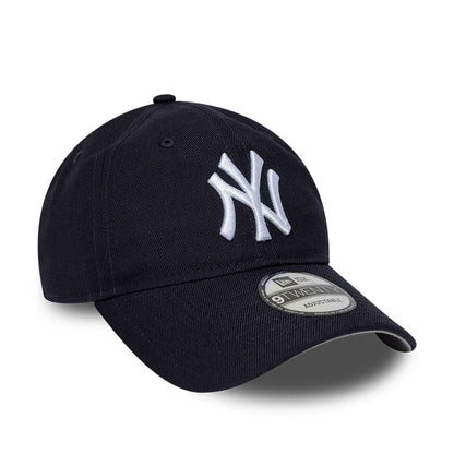 Pictured is this MLB Wool New York Yankees 9TWENTY Adjustable cap in navy. 4