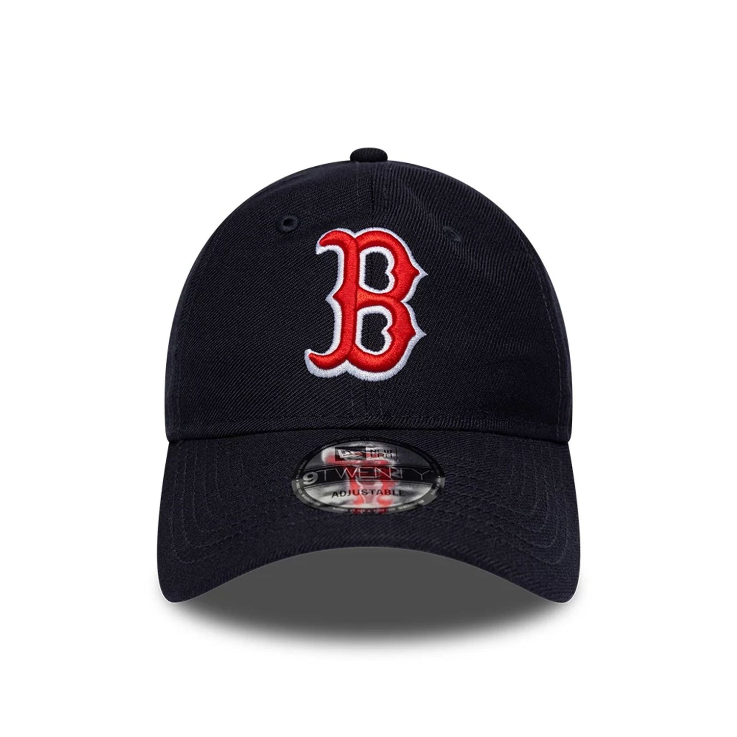 Pictured is this MLB Wool Boston Red Sox 9TWENTY Adjustable cap in navy. 3