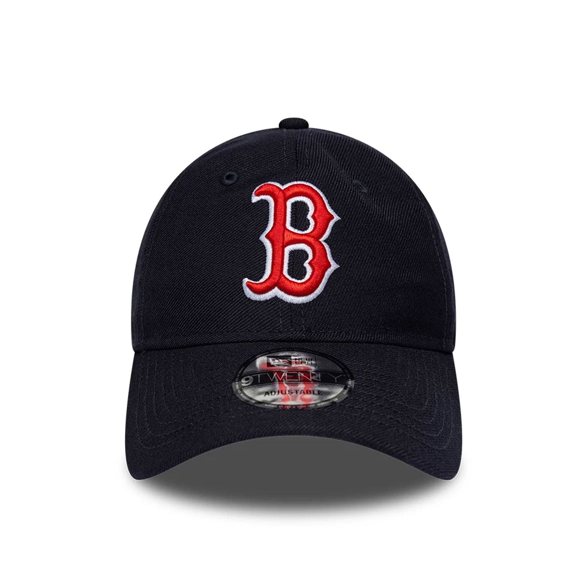 Pictured is this MLB Wool Boston Red Sox 9TWENTY Adjustable cap in navy. 3