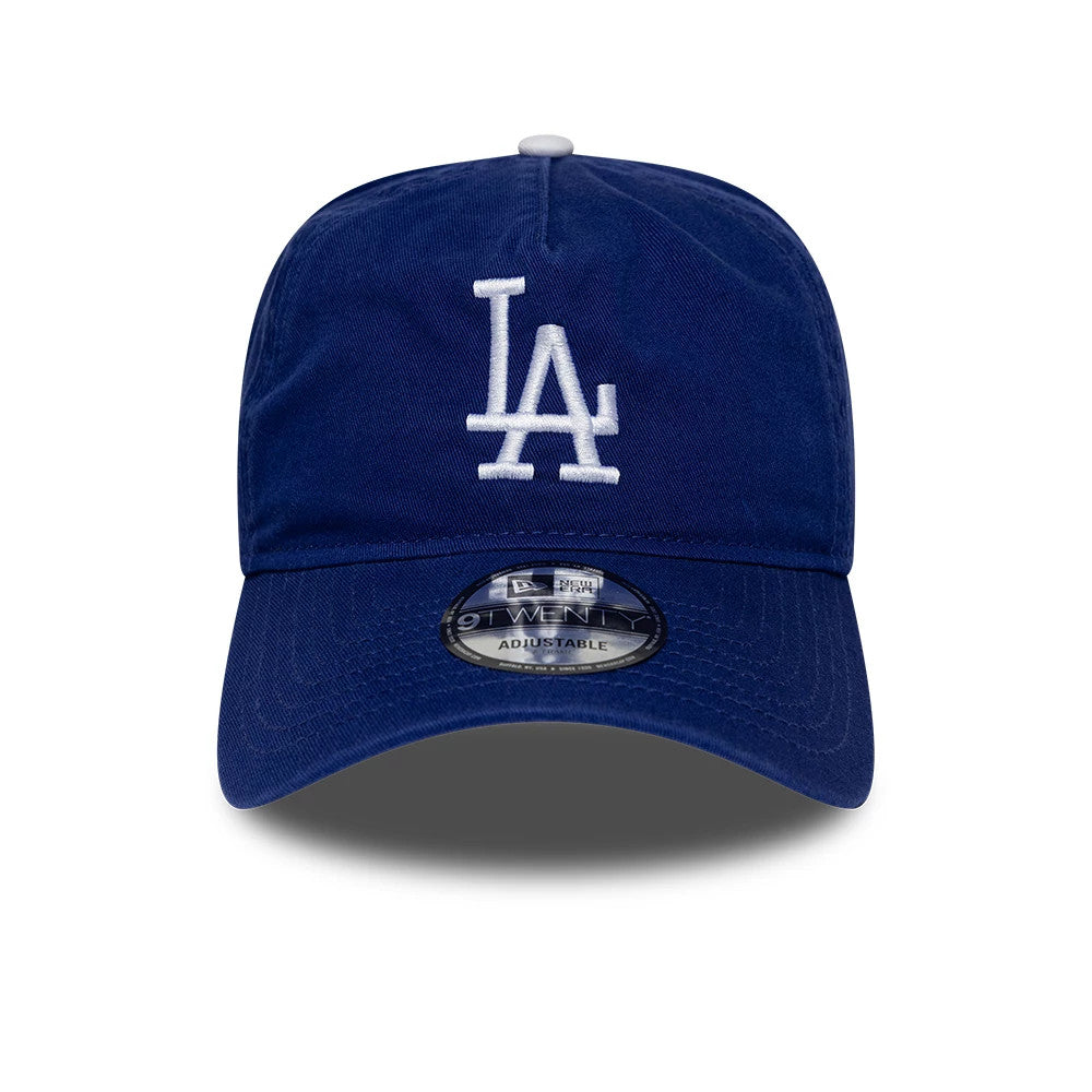 Pictured is this MLB LA Dodgers 9TWENTY A-Frame Adjustable cap in blue. 3