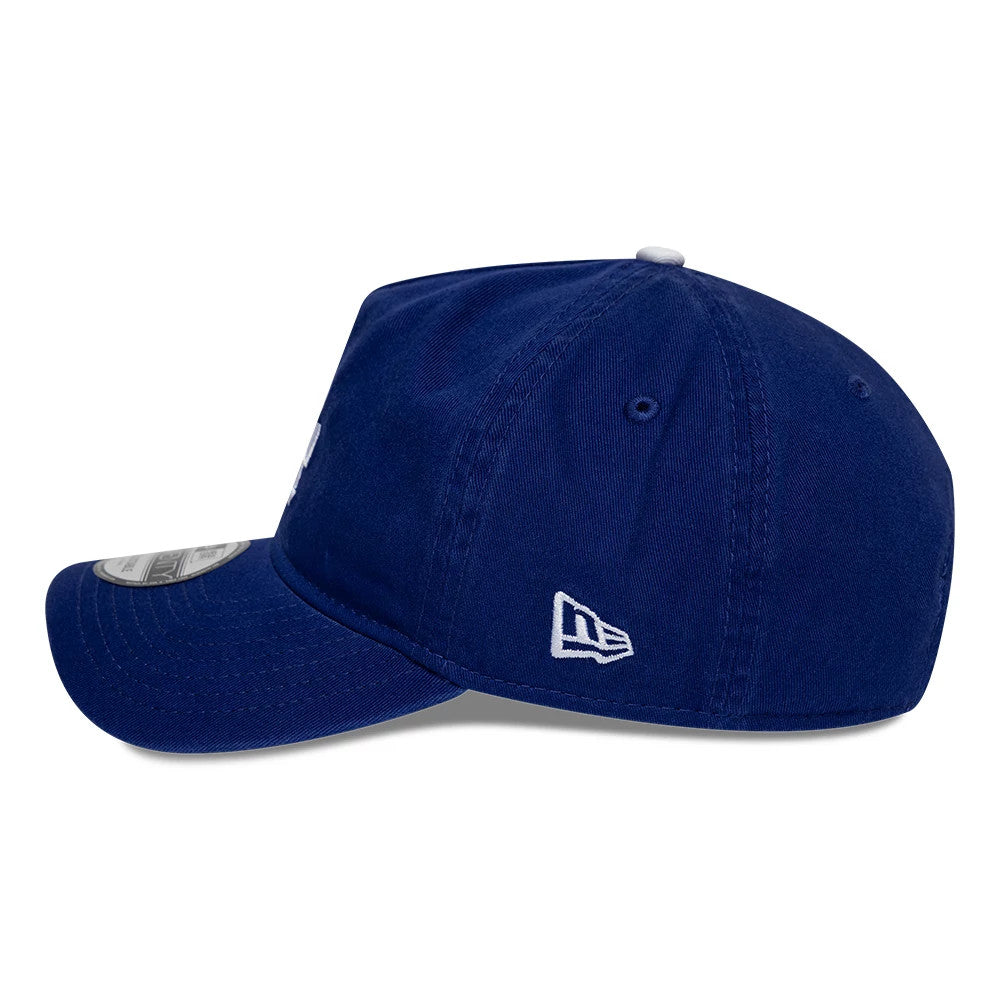 Pictured is this MLB LA Dodgers 9TWENTY A-Frame Adjustable cap in blue. 5