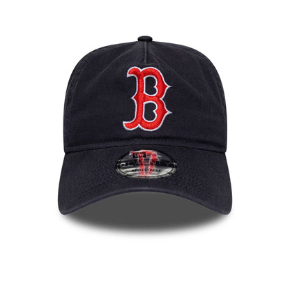 Pictured is this MLB Boston Red Sox 9TWENTY A-Frame Adjustable cap in navy. 3
