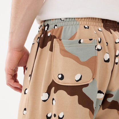 The model is wearing these New Era Desert Camo Joggers. 4