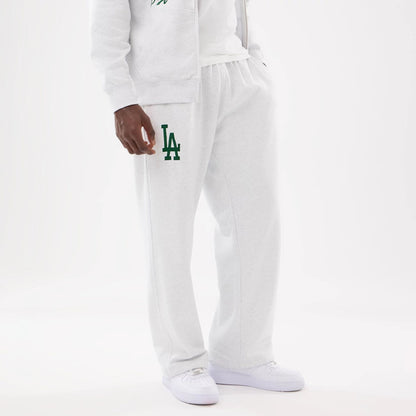 The model is wearing this MLB Comfort LA Dodgers Joggers in grey. 7