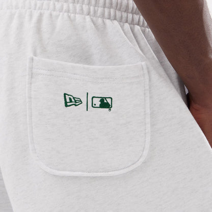The model is wearing this MLB Comfort LA Dodgers Joggers in grey. 6