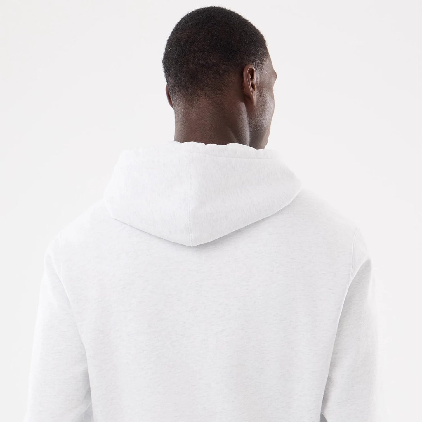 The model is wearing this MLB Comfort LA Dodgers 2 Way Full Zip Hoodie in grey. 8
