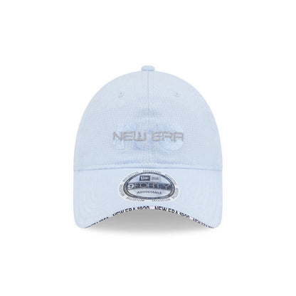 Pictured is this New Era NEC Logo 9FORTY Unstructured cap in blue. 3