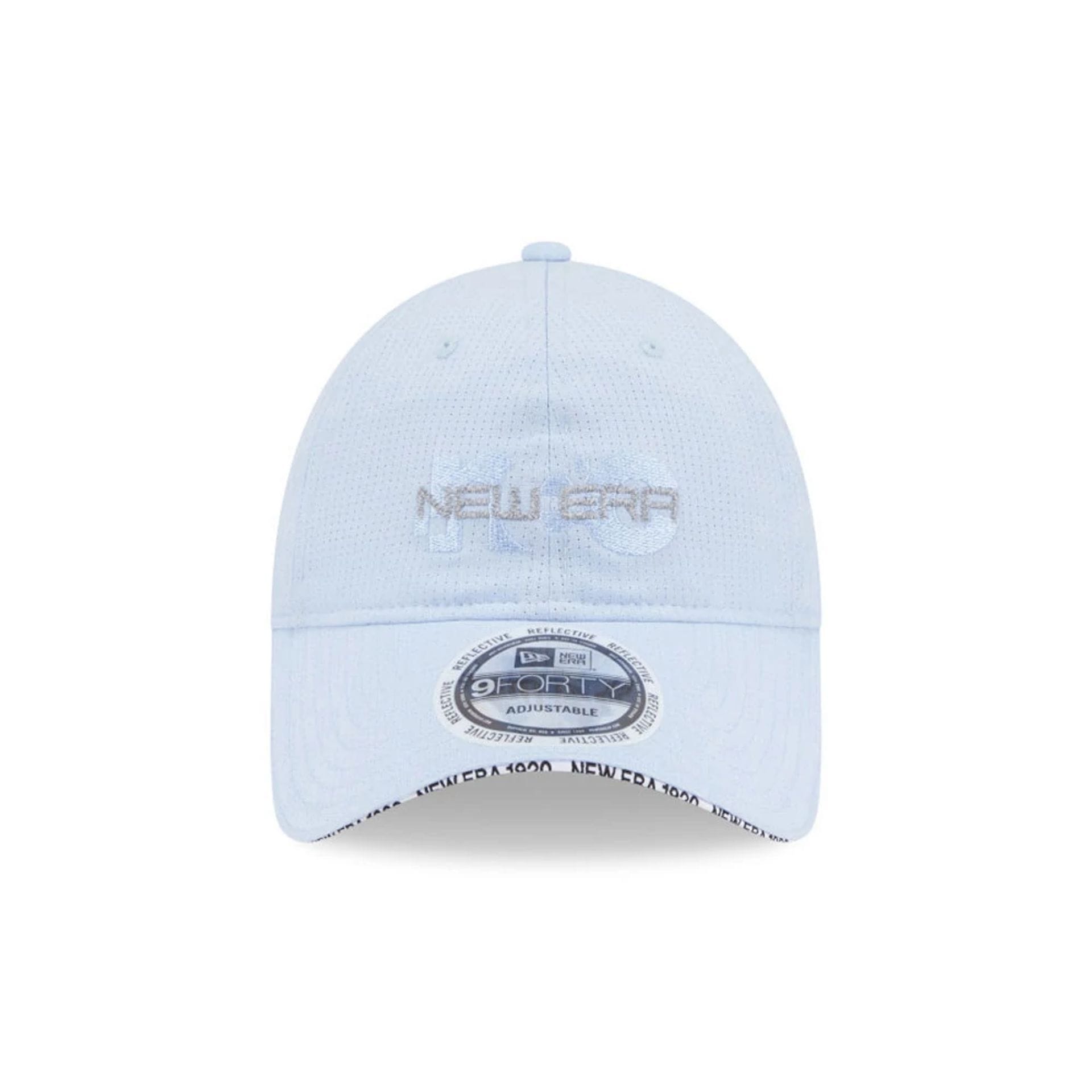 Pictured is this New Era NEC Logo 9FORTY Unstructured cap in blue. 3