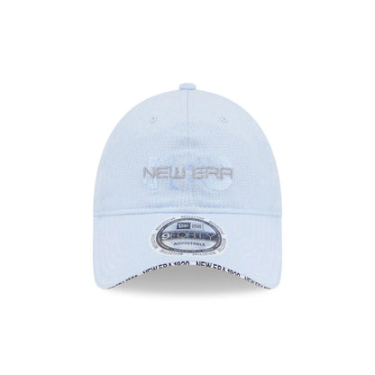 Pictured is this New Era NEC Logo 9FORTY Unstructured cap in blue. 3