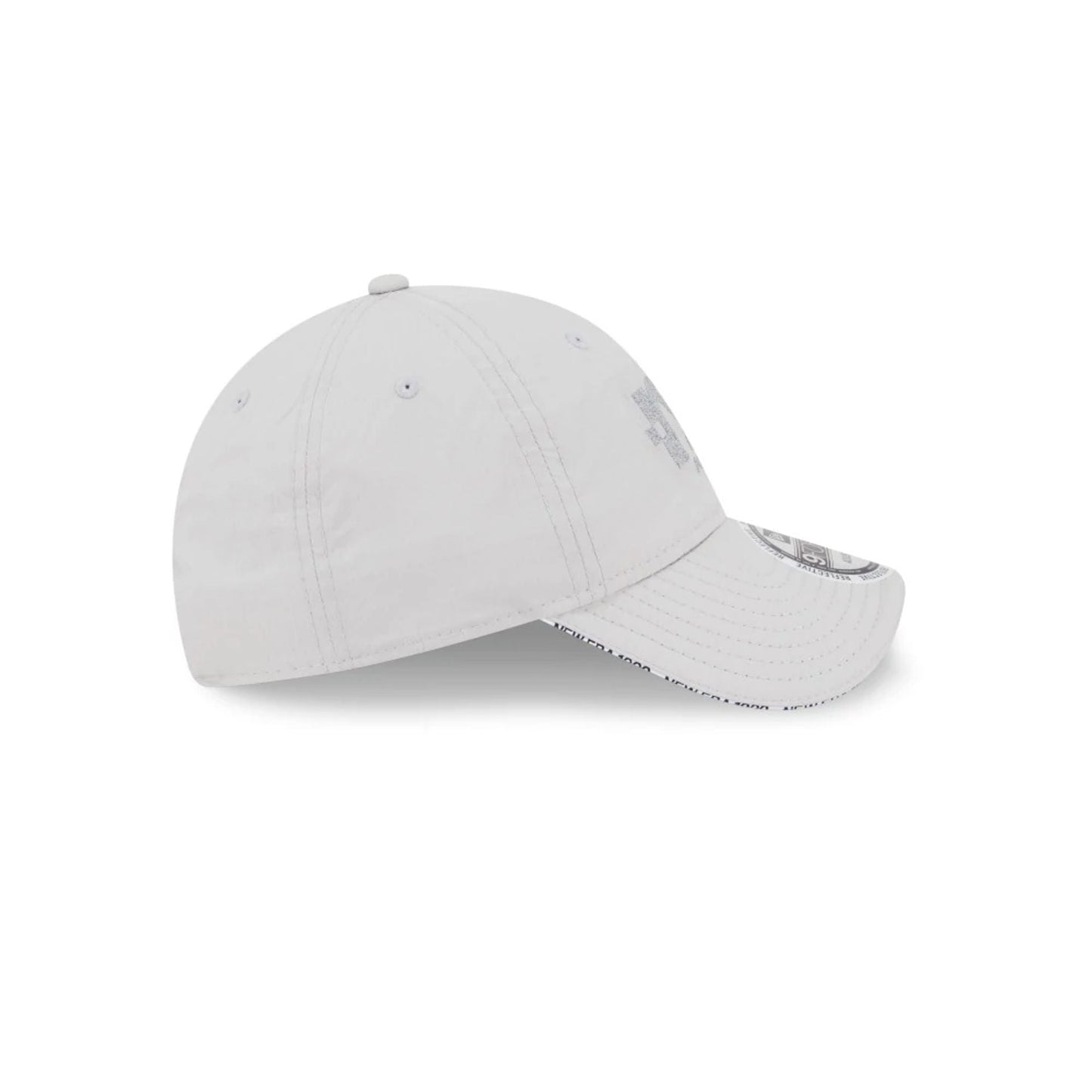 Pictured is this New Era NEC Logo 9FORTY Unstructured cap in White. 6