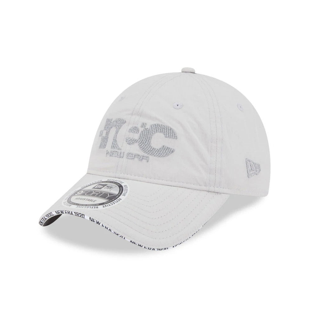 Pictured is this New Era NEC Logo 9FORTY Unstructured cap in grey. 1