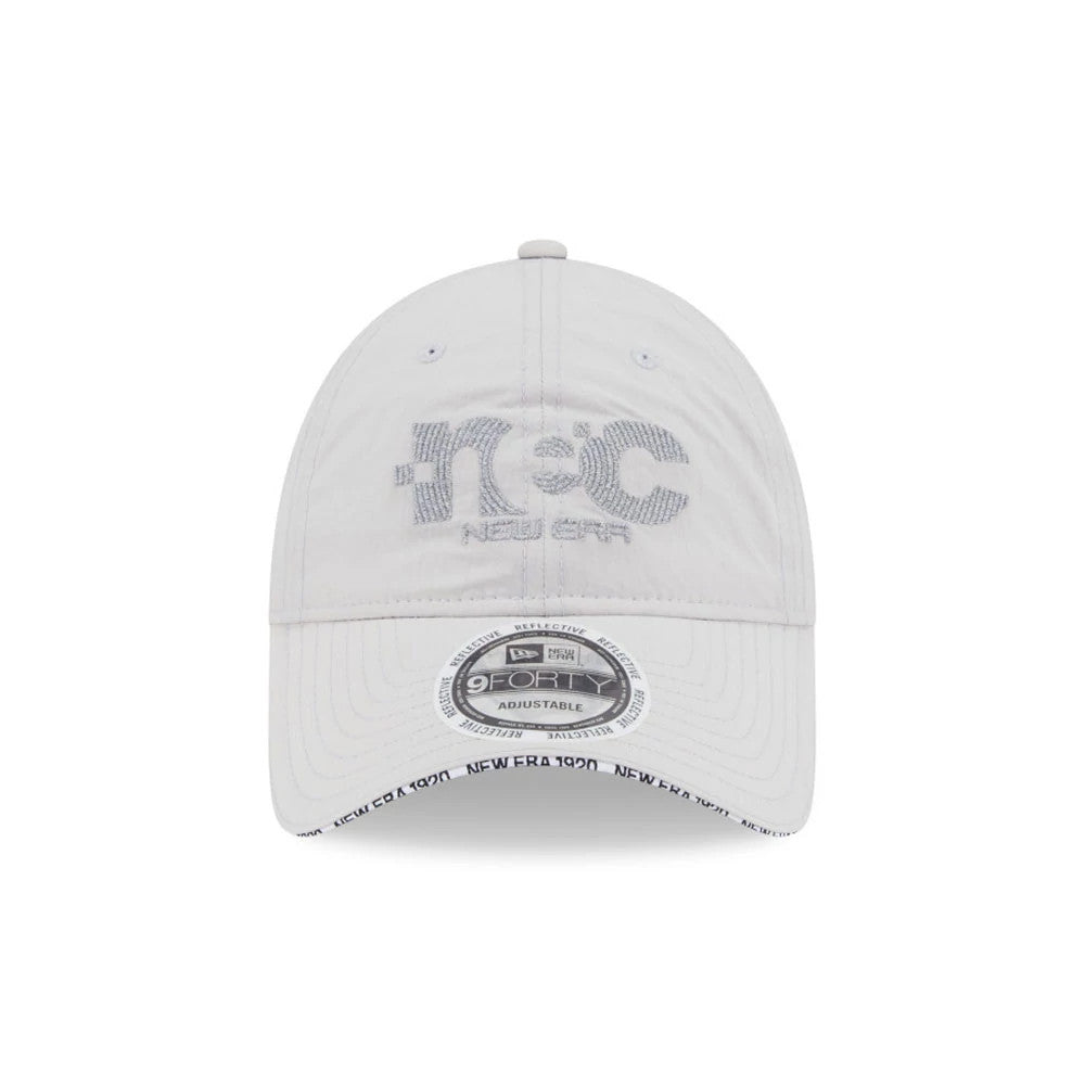 Pictured is this New Era NEC Logo 9FORTY Unstructured cap in grey. 3