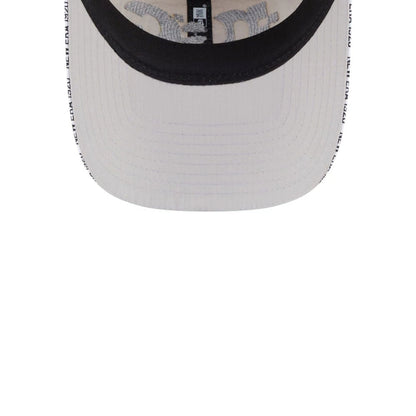 Pictured is this New Era NEC Logo 9FORTY Unstructured cap in White. 7