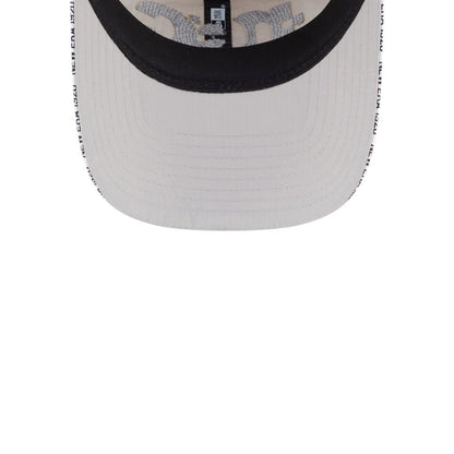 Pictured is this New Era NEC Logo 9FORTY Unstructured cap in White. 7