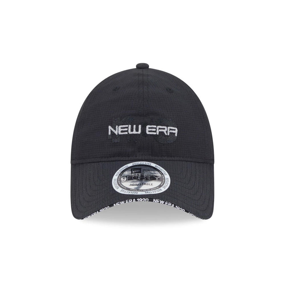 Pictured is this New Era NEC Logo 9FORTY Unstructured cap in black. 3